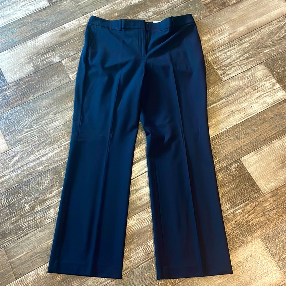 Ann Taylor Curvy Fit, Navy Trouser